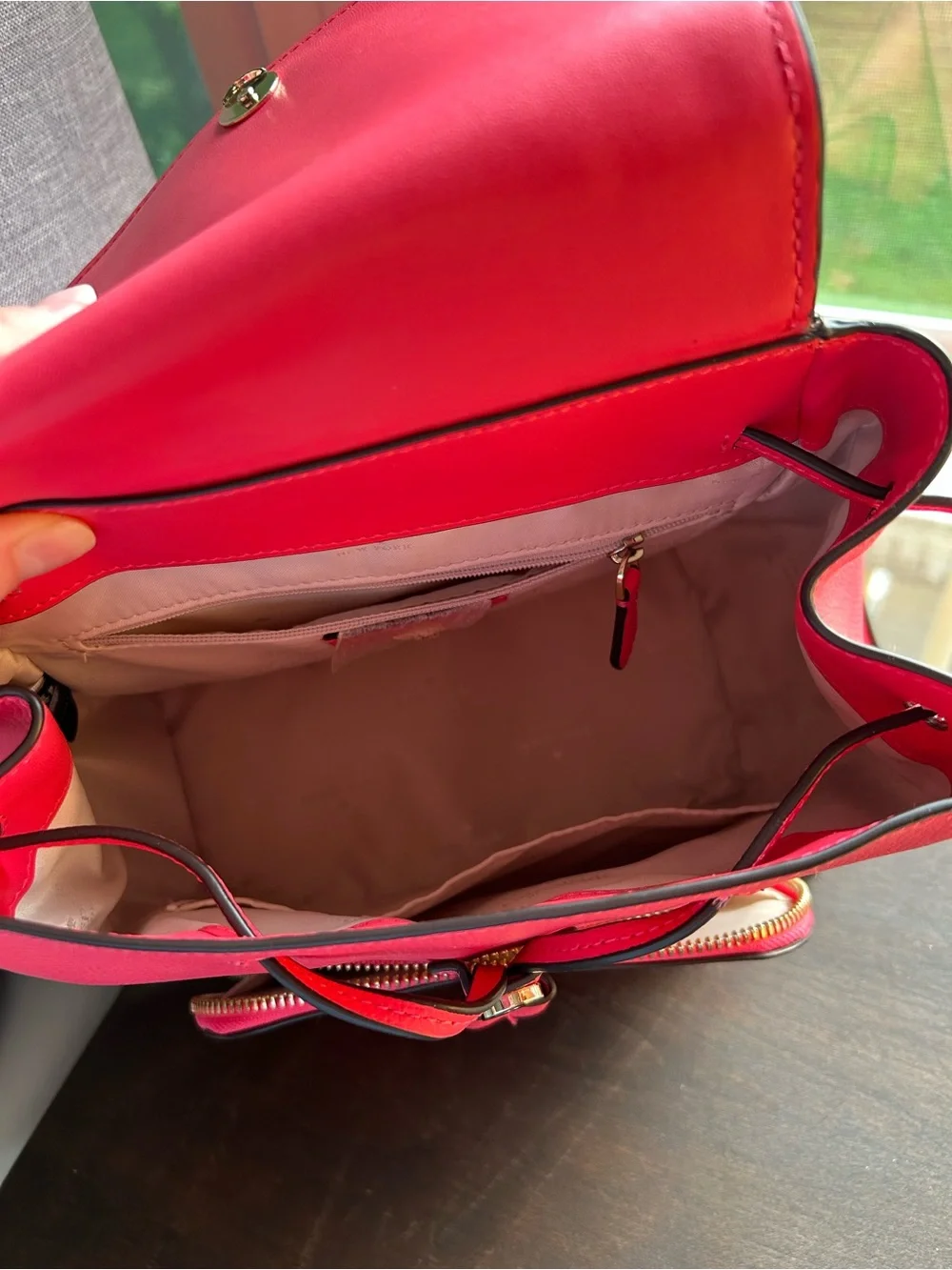kate spade compact pebbled